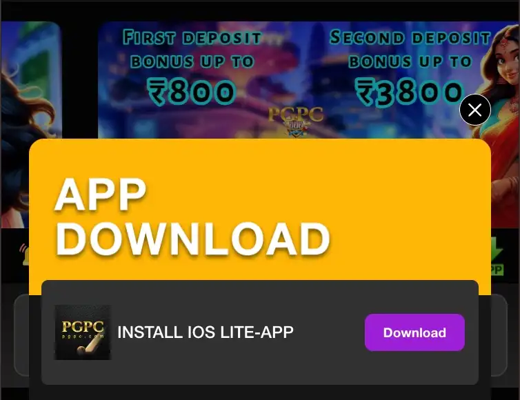Enjoy gaming on the go with the official PGPC mobile app. It’s lightweight, secure, and provides access to all features, including live chat and exclusive app-only promotions.